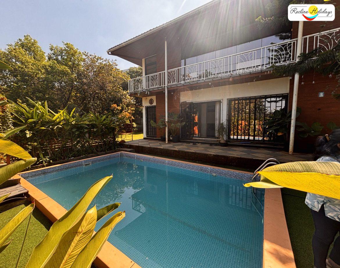 Spacious villa near mulshi for rent with pool villa in mulshi for rent | luxury stay by recline holidays
