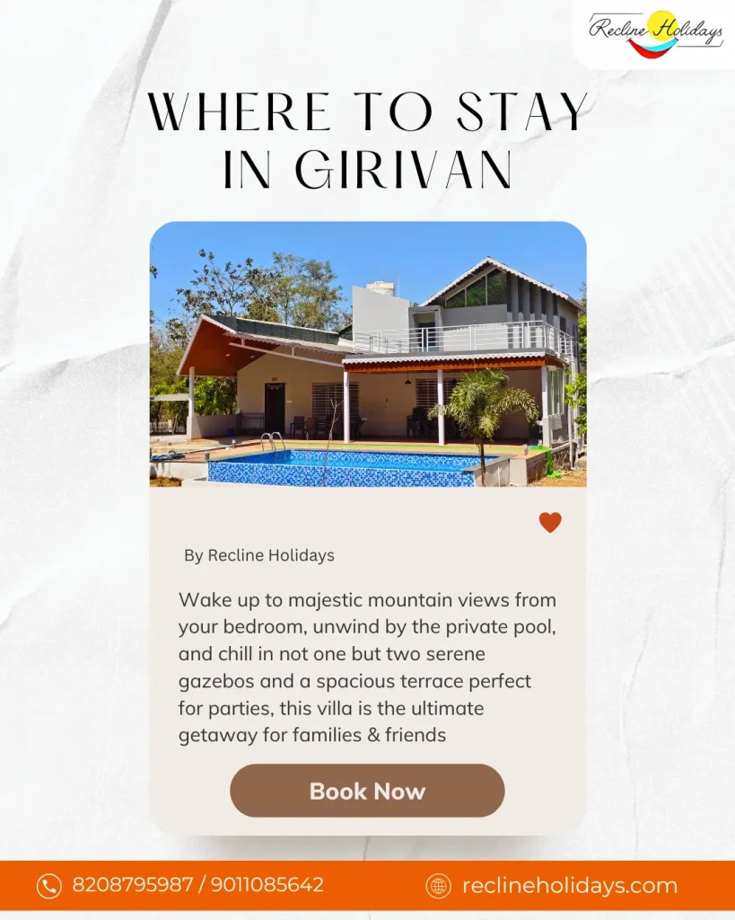 Bungalows in girivan for rent | recline holidays girivan weekend bungalow nature retreat pune luxury bungalow stay private bungalow girivan girivan villa rental peaceful getaway pune bungalow with garden girivan